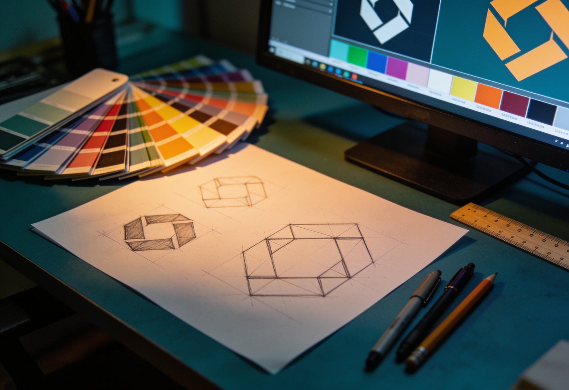 Corporate identity and brand design at Screens